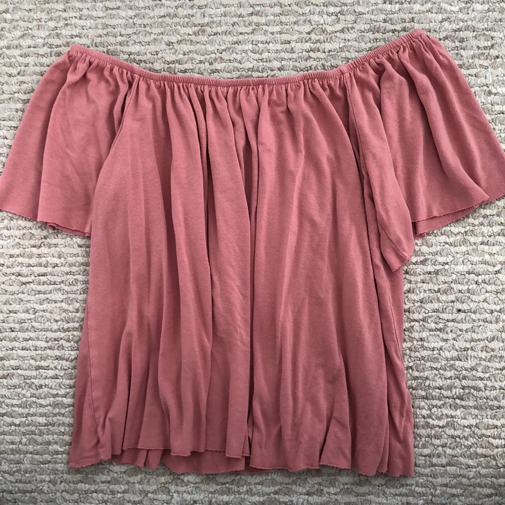 Off the shoulder flowy top
